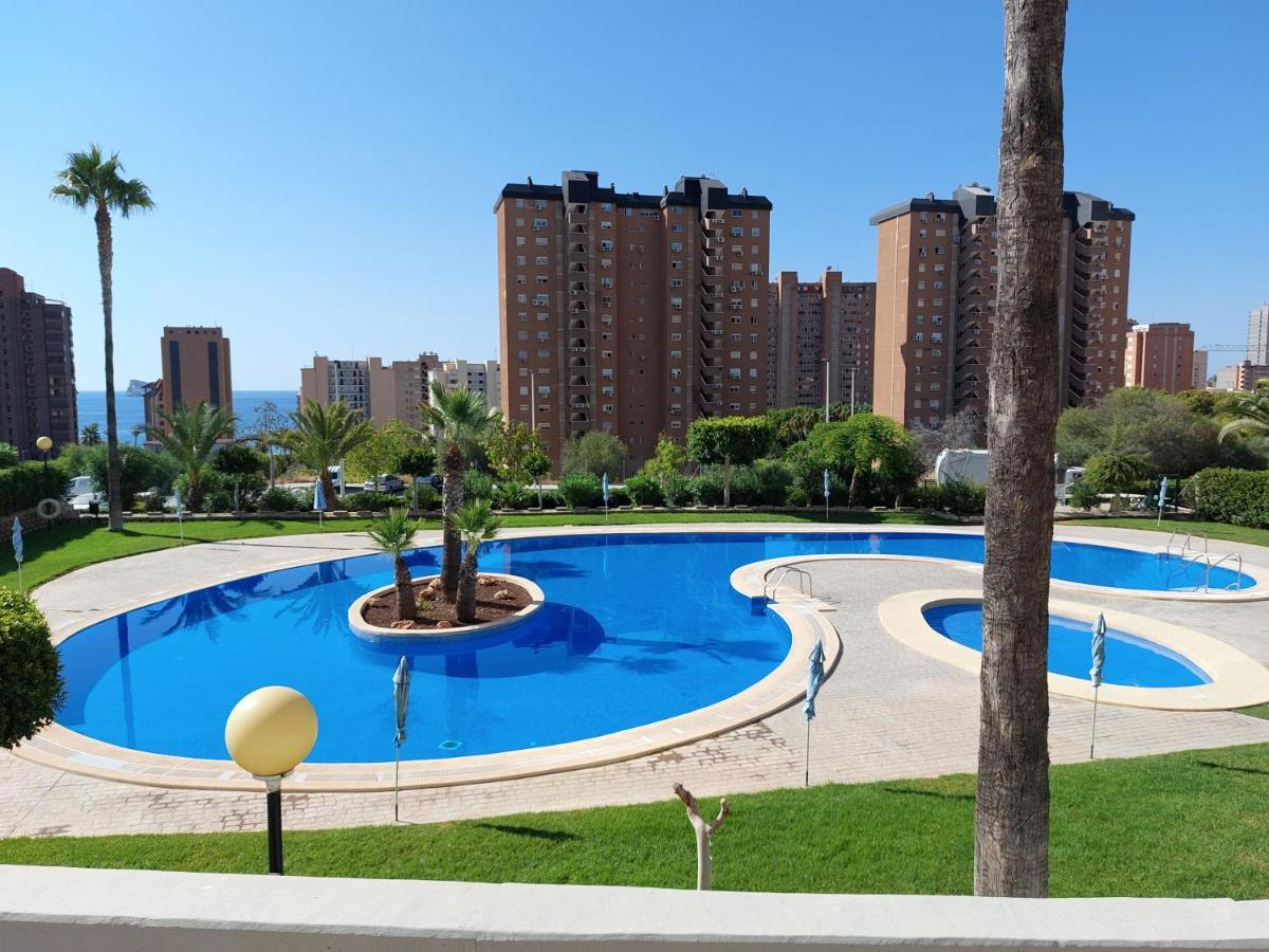 Las Marinas 8O Con Vistas Al Mar Y Piscina By Vero Бенідорм Екстер'єр фото